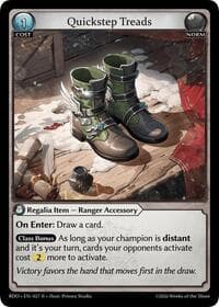 Quickstep Treads - Radiant Origins - Grand Archive TCG card