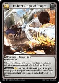 Radiant Origin of Ranger - Radiant Origins - Grand Archive TCG card