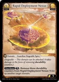 Rapid Deployment Nexus - Radiant Origins - Grand Archive TCG card
