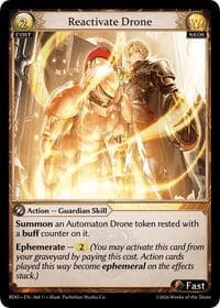 Reactivate Drone - Radiant Origins - Grand Archive TCG card