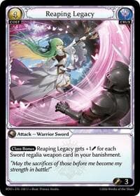 Reaping Legacy - Radiant Origins - Grand Archive TCG card