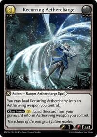 Recurring Aethercharge - Radiant Origins - Grand Archive TCG card