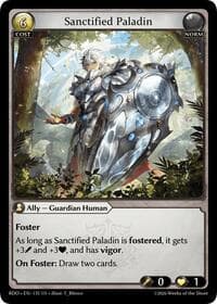 Sanctified Paladin - Radiant Origins - Grand Archive TCG card