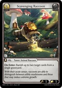 Scavenging Raccoon - Radiant Origins - Grand Archive TCG card