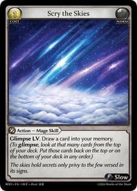 Scry the Skies - Radiant Origins - Grand Archive TCG card