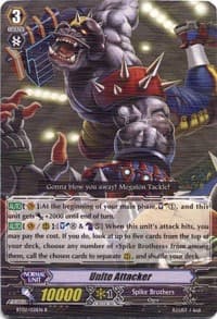 Unite Attacker - BT02: Onslaught of Dragon Souls - Cardfight Vanguard card