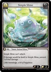 Simple Slime - Radiant Origins - Grand Archive TCG card