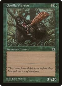 Gorilla Warrior - Portal - Magic: The Gathering card