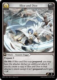 Slice and Dice - Radiant Origins - Grand Archive TCG card