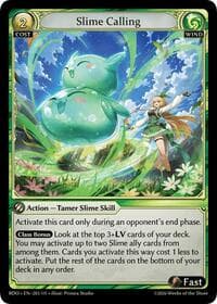 Slime Calling - Radiant Origins - Grand Archive TCG card