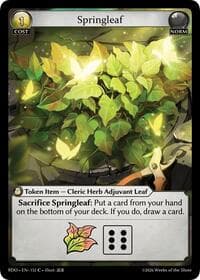 Springleaf - Radiant Origins - Grand Archive TCG card