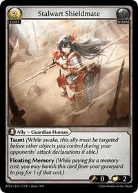 Stalwart Shieldmate - Radiant Origins - Grand Archive TCG card