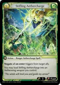 Stifling Aethercharge - Radiant Origins - Grand Archive TCG card