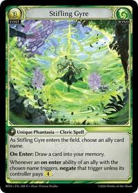 Stifling Gyre - Radiant Origins - Grand Archive TCG card