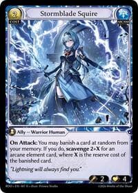 Stormblade Squire - Radiant Origins - Grand Archive TCG card