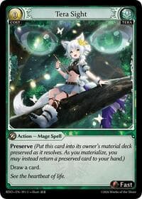 Tera Sight - Radiant Origins - Grand Archive TCG card