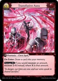 Transfusive Aura - Radiant Origins - Grand Archive TCG card