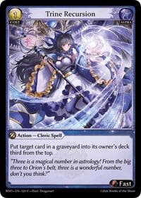 Trine Recursion - Radiant Origins - Grand Archive TCG card