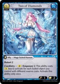 Two of Diamonds - Radiant Origins - Grand Archive TCG card