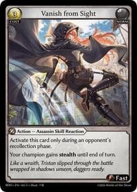 Vanish from Sight - Radiant Origins - Grand Archive TCG card