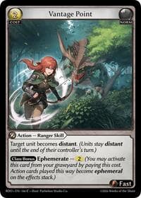 Vantage Point - Radiant Origins - Grand Archive TCG card