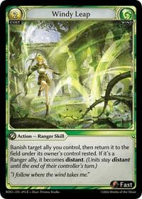 Windy Leap - Radiant Origins - Grand Archive TCG card