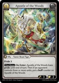 Apostle of the Woods (Curio Foil) - Radiant Origins - Grand Archive TCG card