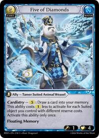 Five of Diamonds (Curio Foil) - Radiant Origins - Grand Archive TCG card