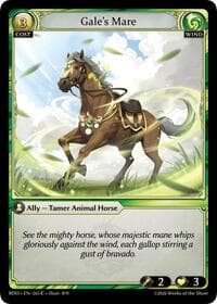 Gale's Mare (Curio Foil) - Radiant Origins - Grand Archive TCG card