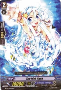 Top Idol, Aqua - BT02: Onslaught of Dragon Souls - Cardfight Vanguard card