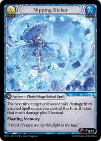 Nipping Kicker (Curio Foil) - Radiant Origins - Grand Archive TCG card