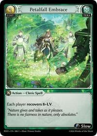 Petalfall Embrace (Curio Foil) - Radiant Origins - Grand Archive TCG card