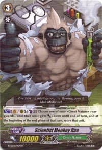Scientist Monkey Rue - BT02: Onslaught of Dragon Souls - Cardfight Vanguard card