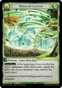 Slimecall Cyclone (Curio Foil) - Radiant Origins - Grand Archive TCG card