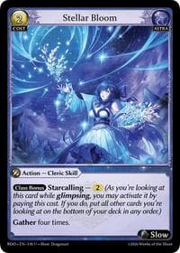 Stellar Bloom (Curio Foil) - Radiant Origins - Grand Archive TCG card
