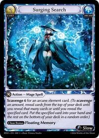 Surging Search (Curio Foil) - Radiant Origins - Grand Archive TCG card