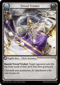 Trivial Trinket (Curio Foil) - Radiant Origins - Grand Archive TCG card