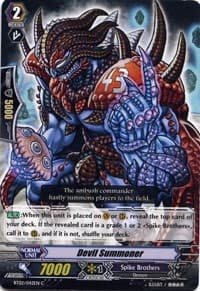 Devil Summoner - BT02: Onslaught of Dragon Souls - Cardfight Vanguard card