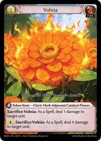 Volnia (Curio Foil) - Radiant Origins - Grand Archive TCG card