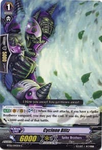 Cyclone Blitz - BT02: Onslaught of Dragon Souls - Cardfight Vanguard card