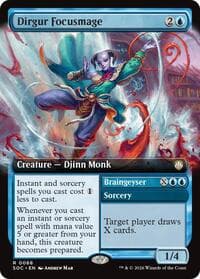 Dirgur Focusmage (Extended Art) - Commander: Secrets of Strixhaven - Magic: The Gathering card