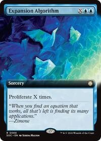 Expansion Algorithm (Extended Art) - Commander: Secrets of Strixhaven - Magic: The Gathering card