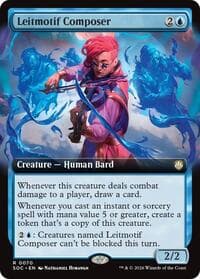 Leitmotif Composer (Extended Art) - Commander: Secrets of Strixhaven - Magic: The Gathering card