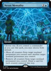 Nexus Mentality (Extended Art) - Commander: Secrets of Strixhaven - Magic: The Gathering card