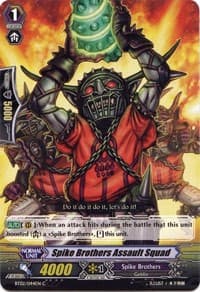 Spike Brothers Assault Squad - BT02: Onslaught of Dragon Souls - Cardfight Vanguard card