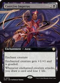 Coercive Impetus (Extended Art) - Commander: Secrets of Strixhaven - Magic: The Gathering card