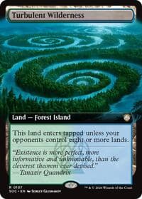 Turbulent Wilderness (Extended Art) - Commander: Secrets of Strixhaven - Magic: The Gathering card