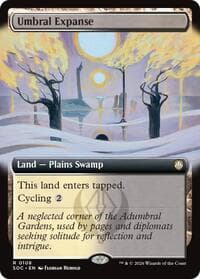 Umbral Expanse (Extended Art) - Commander: Secrets of Strixhaven - Magic: The Gathering card