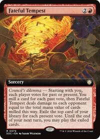 Fateful Tempest (Extended Art) - Commander: Secrets of Strixhaven - Magic: The Gathering card