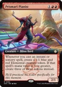Prismari Pianist (Extended Art) - Commander: Secrets of Strixhaven - Magic: The Gathering card